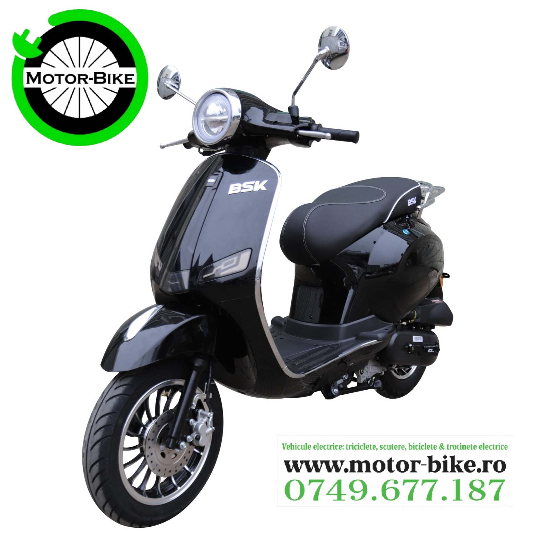 Scuter Benzina Pablo Balck 49cc