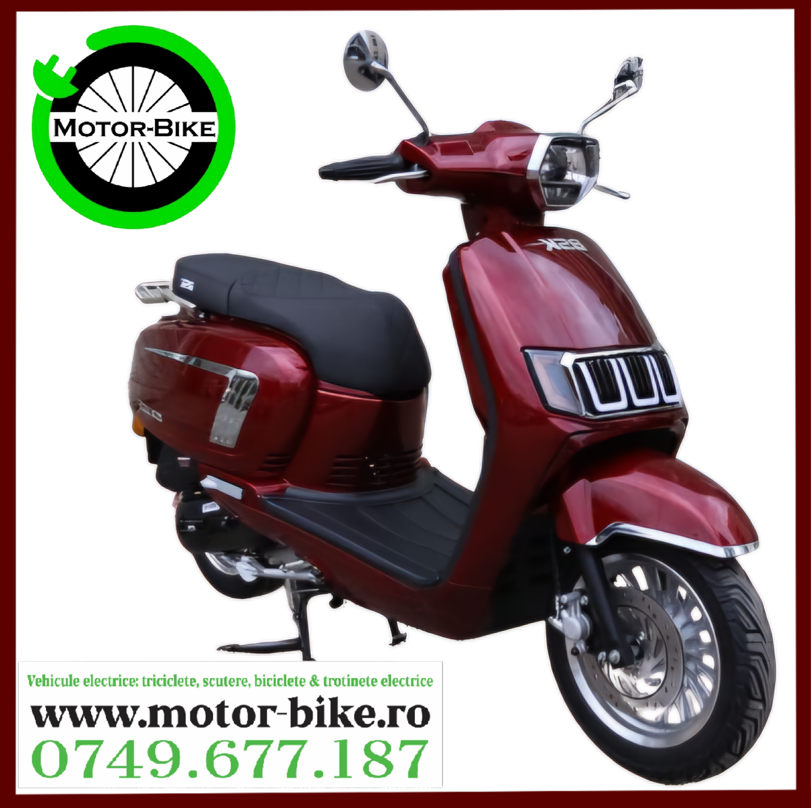 Scuter Benzina Leon Bordo 49cc